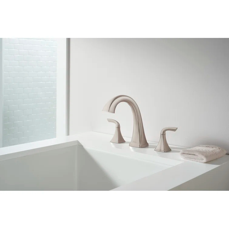 Bronson Double Handle Deck Mounted Roman Tub Faucet Trim