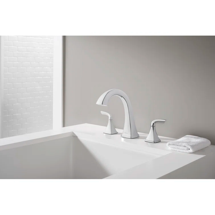 Bronson Double Handle Deck Mounted Roman Tub Faucet Trim