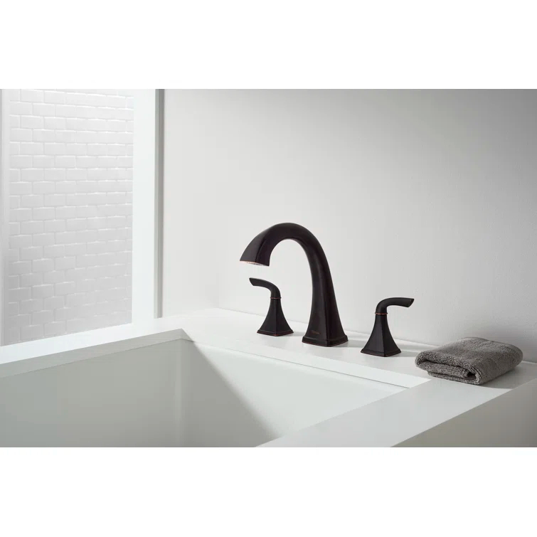 Bronson Double Handle Deck Mounted Roman Tub Faucet Trim
