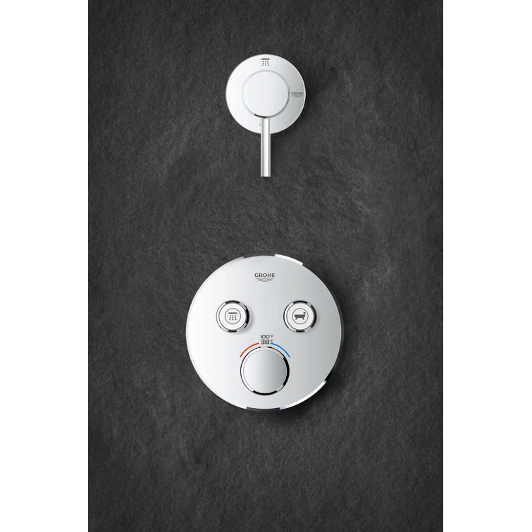 GROHE Grohtherm SmartControl Dual-Function Shower Thermostatic Valve Trim