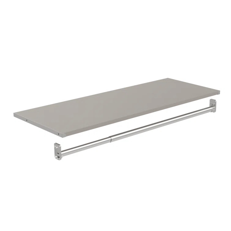 Modular Storage 36.02" W Shelf & Closet Rod