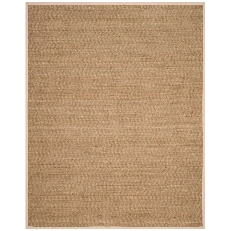 Deschamps Natural Fiber Seagrass Solid Color Rug