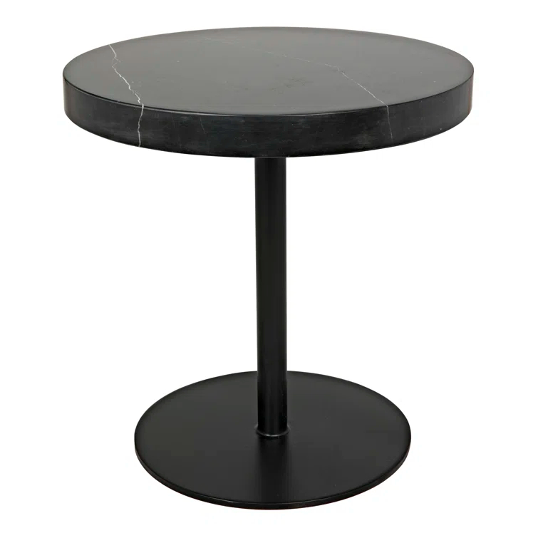 Noir Ford Marble Top End Table