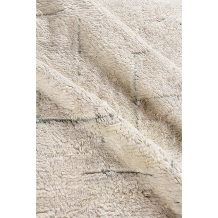 Moroccan Wool Geometric Rug