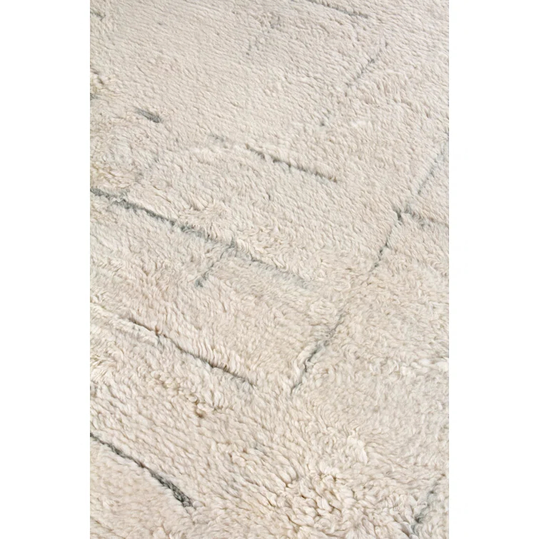 Moroccan Wool Geometric Rug