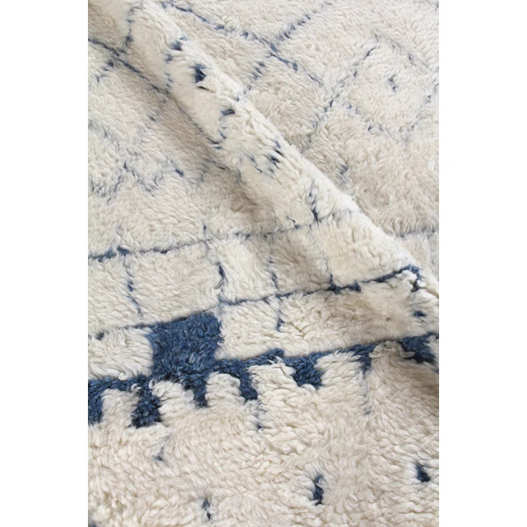 Moroccan Wool Geometric Rug