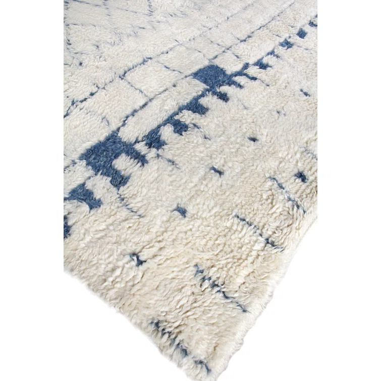 Moroccan Wool Geometric Rug