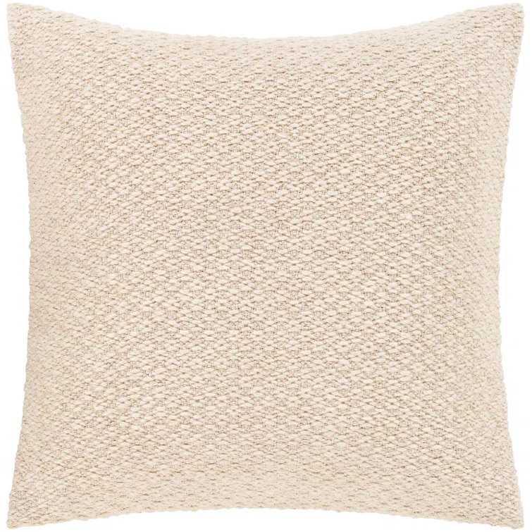 Hemlen Textured Wool Throw Pillow