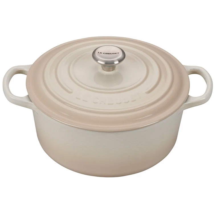 Le Creuset Signature Enameled Cast Iron Round Dutch Oven with Lid