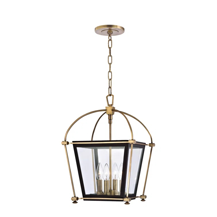 Hollis 4 - Light Dimmable Lantern Geometric Chandelier