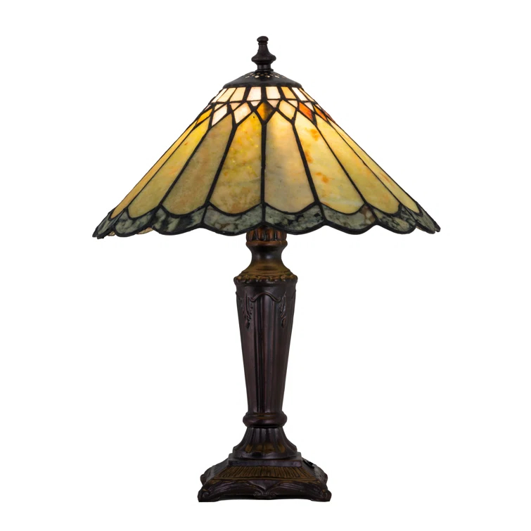 Meyda Home Indoor Bedroom Decorative Lighting 15.5""H Jadestone Carousel Accent Lamp