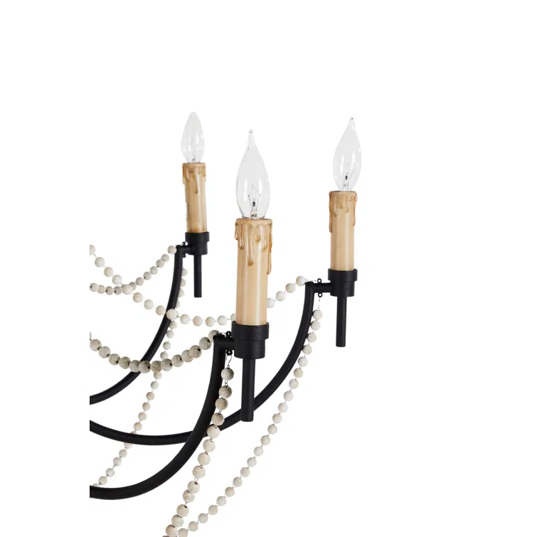 Percy 8 Light Metal Dimmable Empire Chandelier