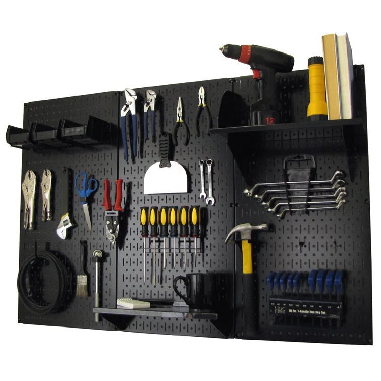 Pegboard Standard Tool Storage 32" H x 48" W Kit