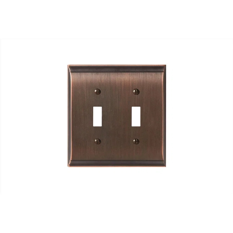 Candler 2-Gang Toggle Light Switch Wall Plate