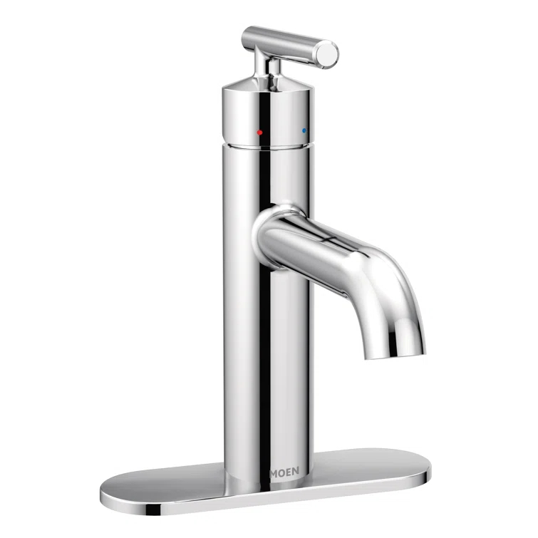 Gibson Single Hole Bathroom Faucet with Drain Assembly