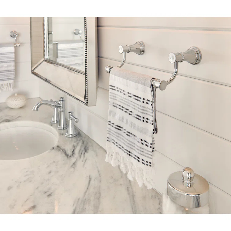 Belfield Bathroom 9" Wall Mounted Towel Bar