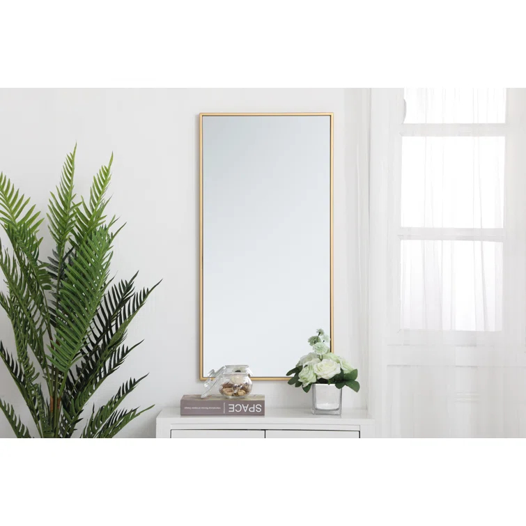 Sabine Metal Rectangle Wall Mirror