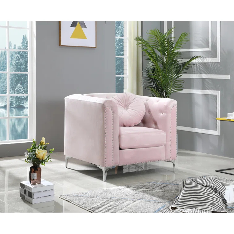 Soho Velvet Chesterfield Chair