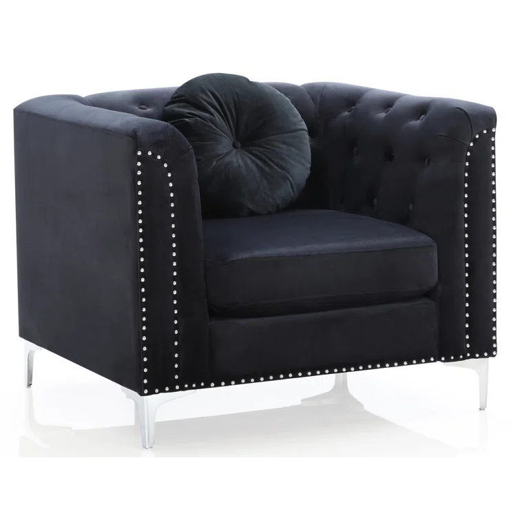 Locker Velvet Armchair