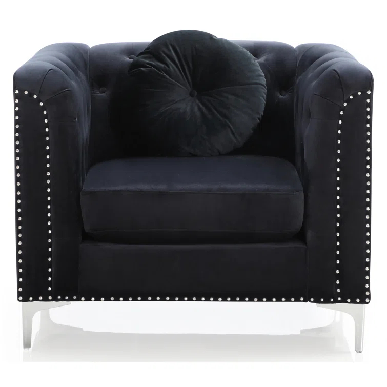 Locker Velvet Armchair