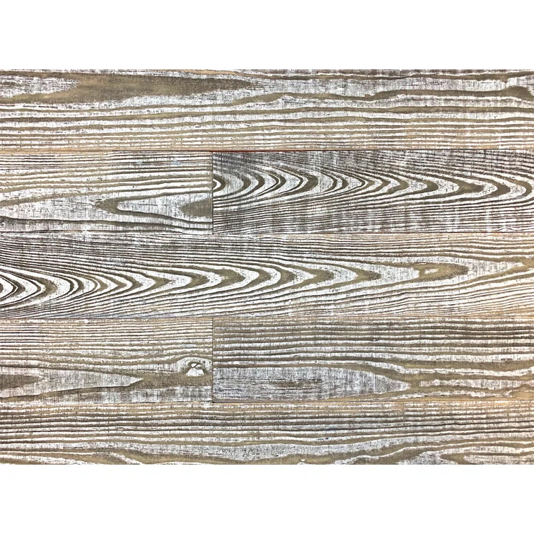 Thermo-Treated 1/4 in. x 5 in. x 4 ft. Barn Wood Wall Planks (10 sq. ft. 6-Pack)