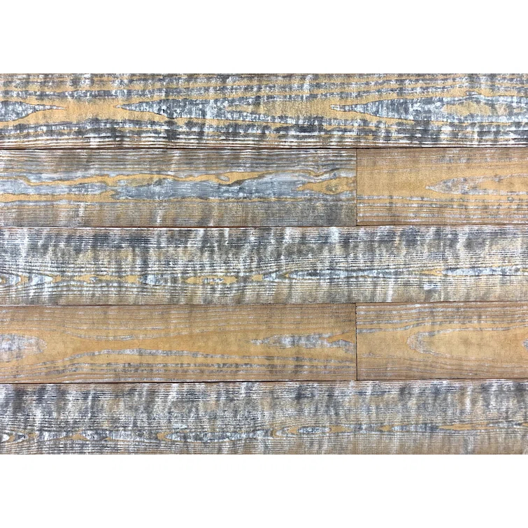 Thermo-Treated 1/4 in. x 5 in. x 4 ft. Barn Wood Wall Planks (10 sq. ft. 6-Pack)