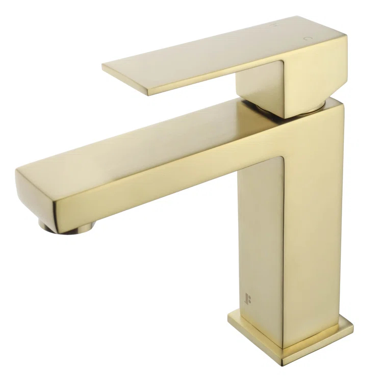 Single Hole Bathroom Faucet with Pop-up Drain and Strainer Basket