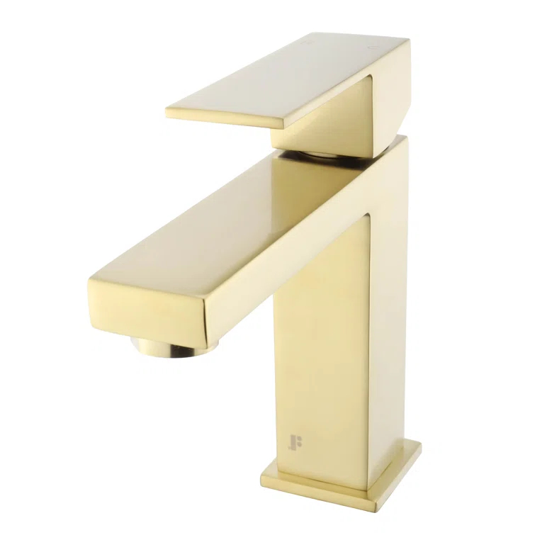 Single Hole Bathroom Faucet with Pop-up Drain and Strainer Basket