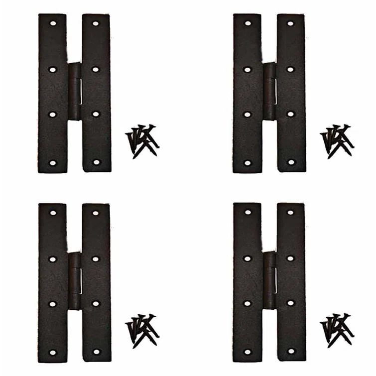 The Renovators Supply Inc. 7" H x 2.25" W Surface Mount Pair Door Hinges (Set of 4)
