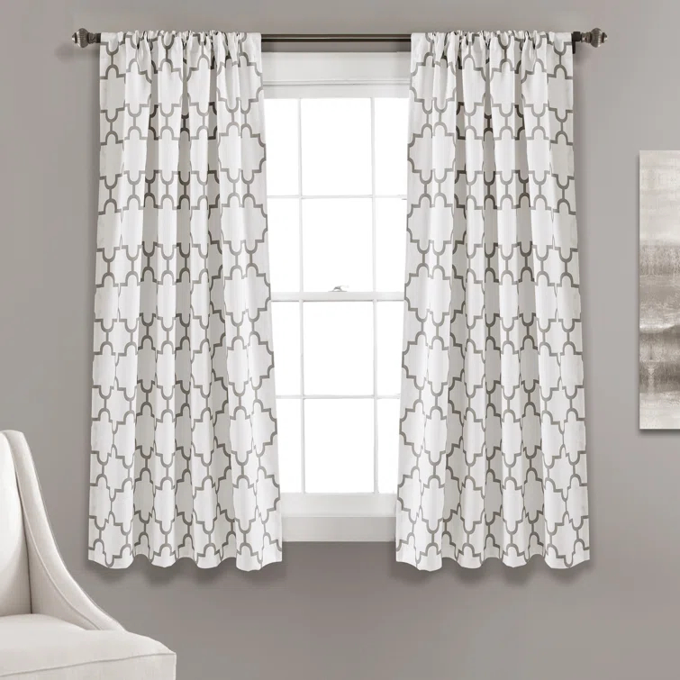 Lush Decor Polyester Room Darkening Curtain Pair (Set of 2)