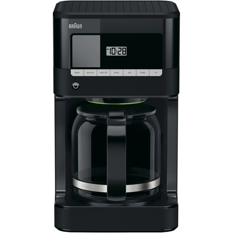 Braun BrewSense 12-Cup Drip Coffee Maker with Brew Strength Selector and Glass Carafe