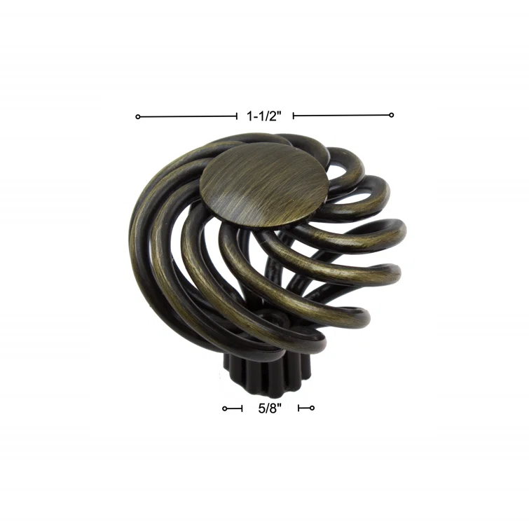1 1/2" Diameter Birdcage Knob