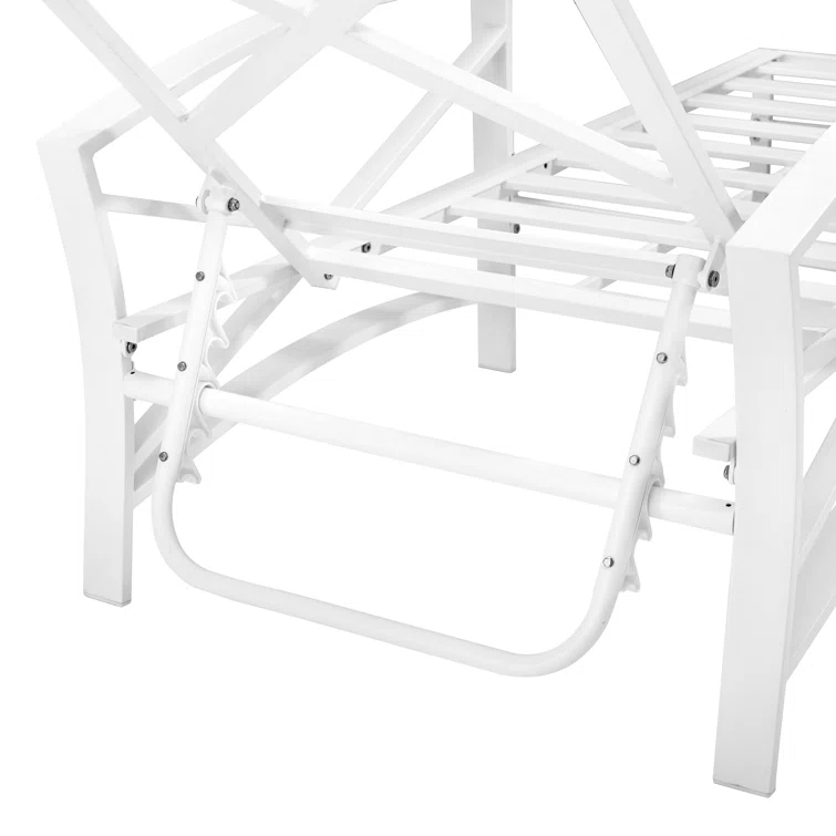 Tarpley Outdoor Steel Chaise Lounge