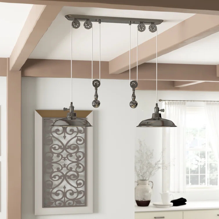 Pulley 2 - Light Kitchen Island Pendant
