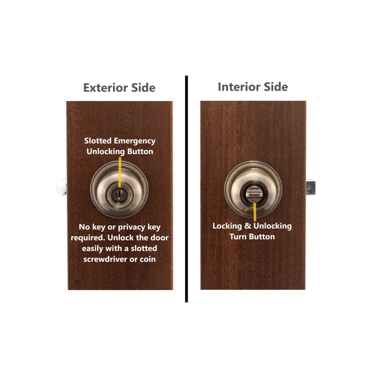 Ball Privacy Door Knob