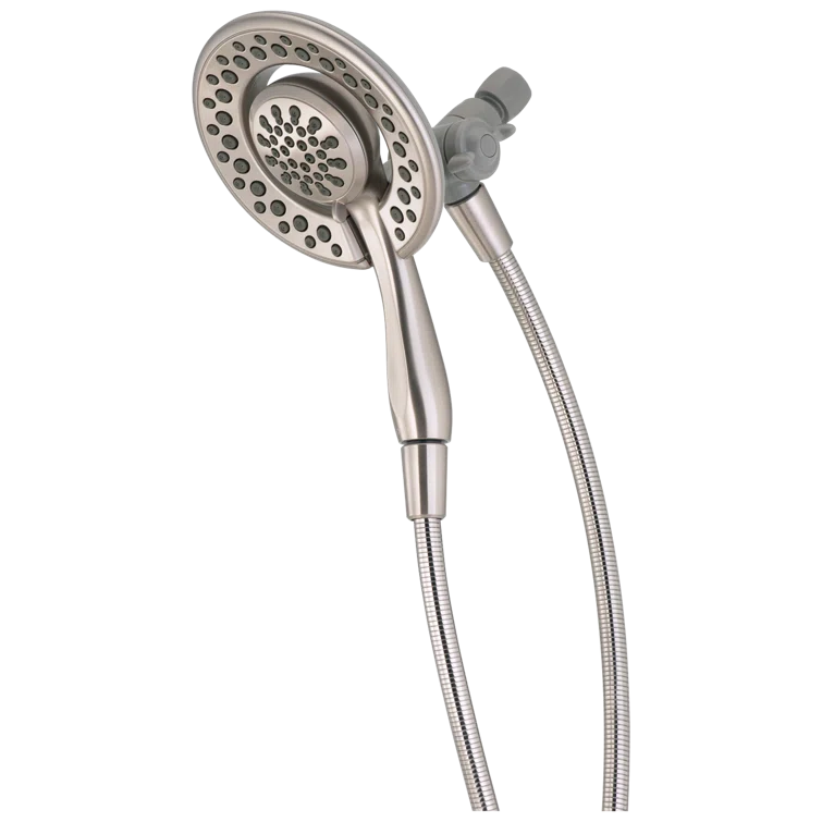 In2ition 2-in-1 Dual Hand Held Shower Head, 3-Spray Detachable Round Shower Head 1.75 GPM