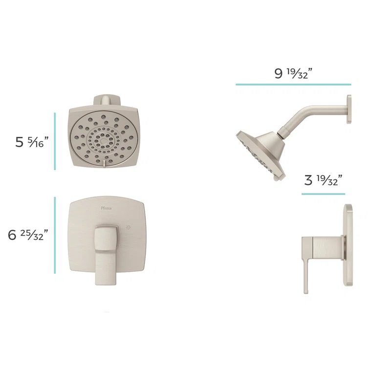 Deckard Dual Function Shower Faucet with Trim