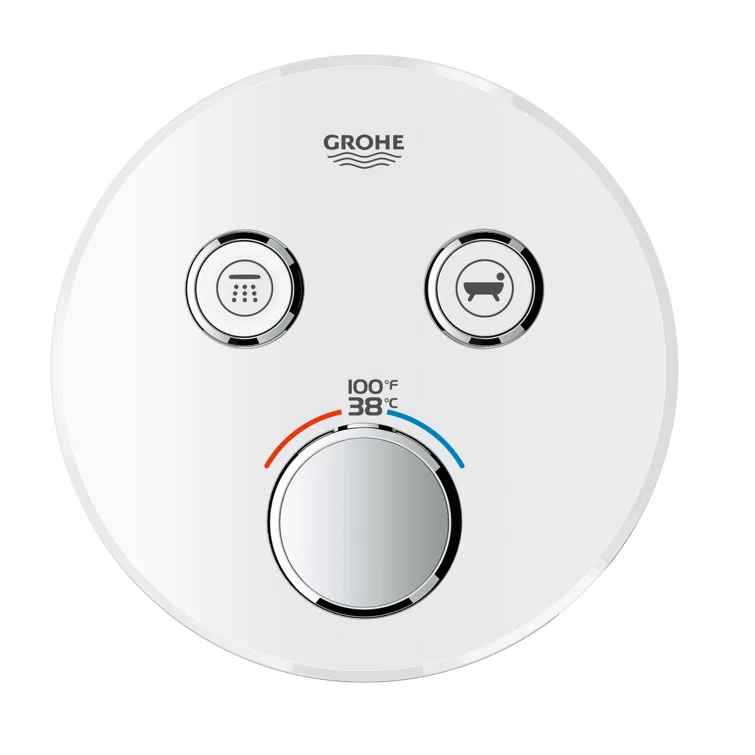 GROHE Grohtherm SmartControl Dual-Function Shower Thermostatic Valve Trim