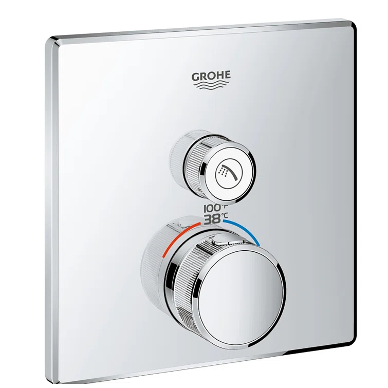 Grohtherm® SmartControl Single Function Thermostatic Trim with Control Module
