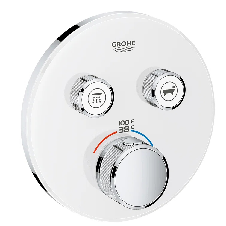 GROHE Grohtherm SmartControl Dual-Function Shower Thermostatic Valve Trim