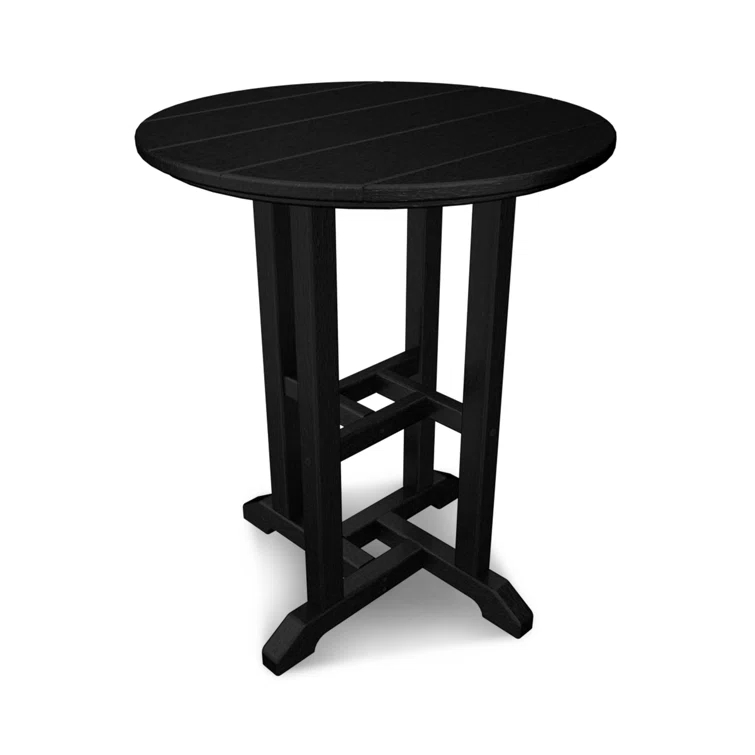24" Round Farmhouse Bistro Table