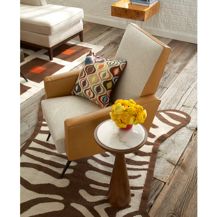 Buenos Aires Drinks Table - Mahogany/Volaka