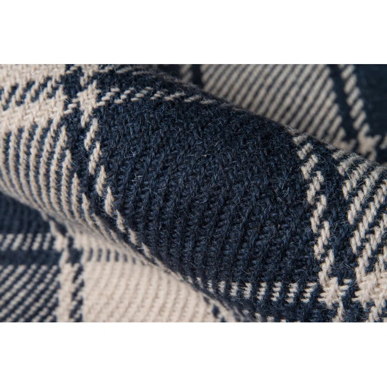 Marlborough Performance Wool Plaid Rug