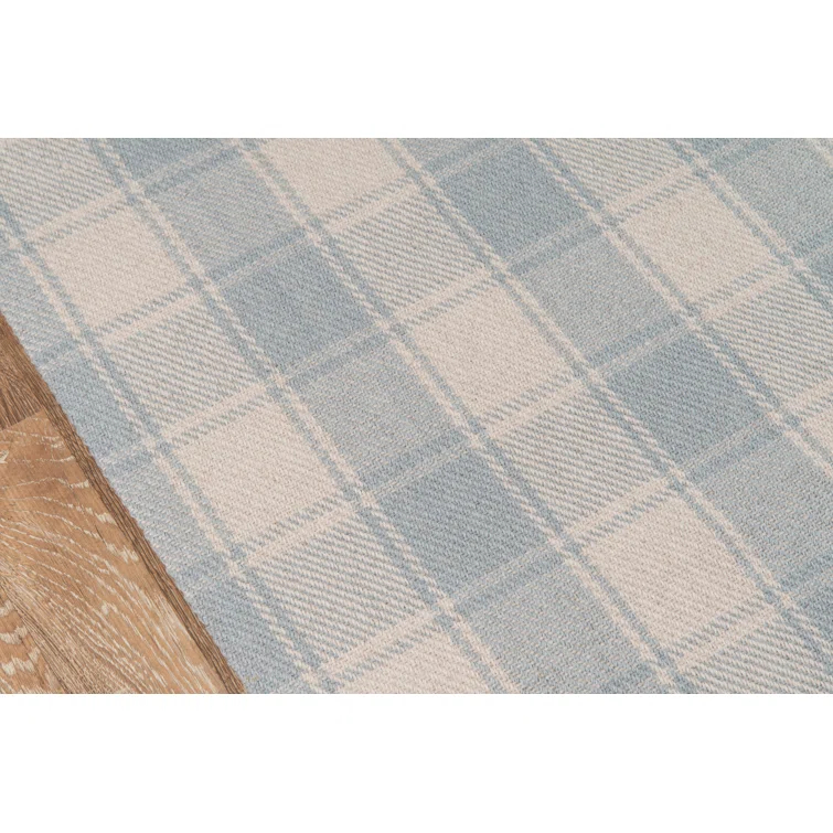 Marlborough Performance Wool Plaid Rug