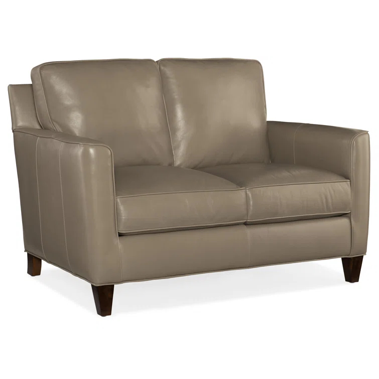 Yorba 54.5'' Leather Loveseat