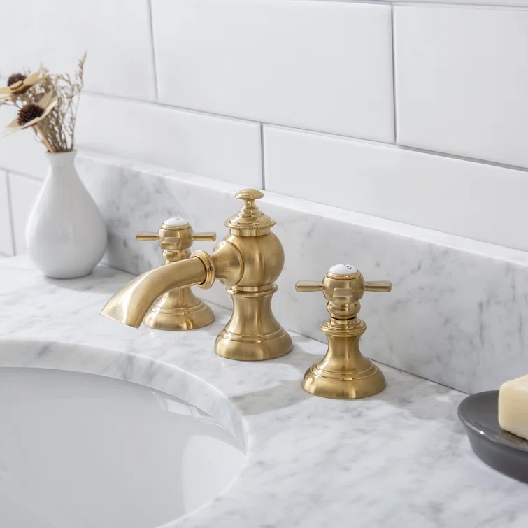 Copeland 30'' Single Bathroom Vanity with Carrara Marble Top with Mirror
