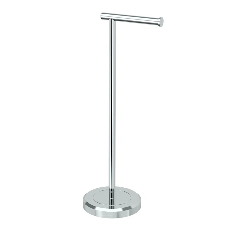 Latitude II Freestanding 22.25"H Toilet Paper Holder with Weighted Base