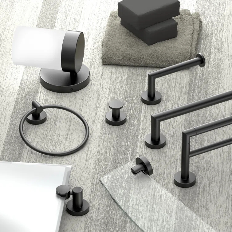 Glam Standard Wall Mount Toilet Paper Holder | Double Post Toilet Paper Holder