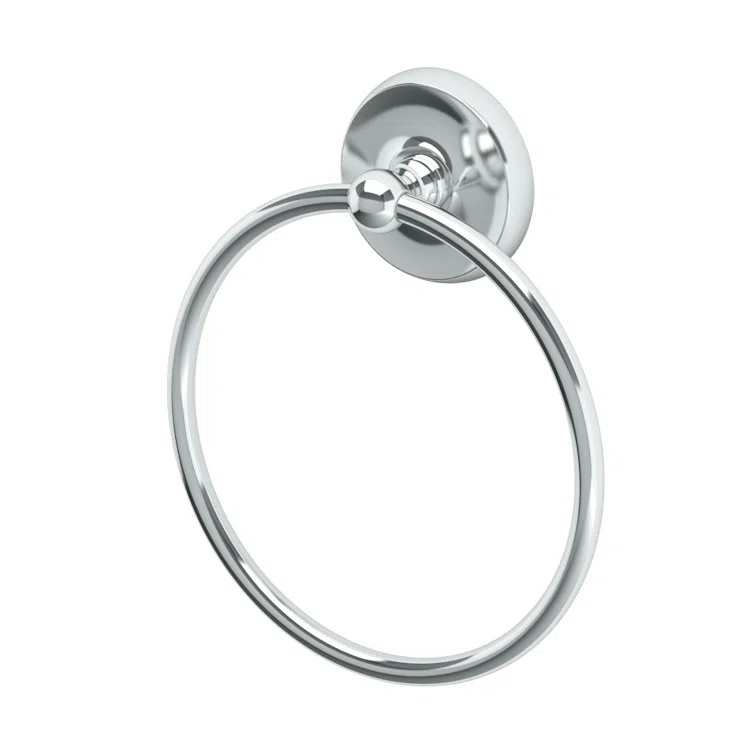 Designer II Wall Mounted 6.50" Towel Ring for Bathroom, Kitchen