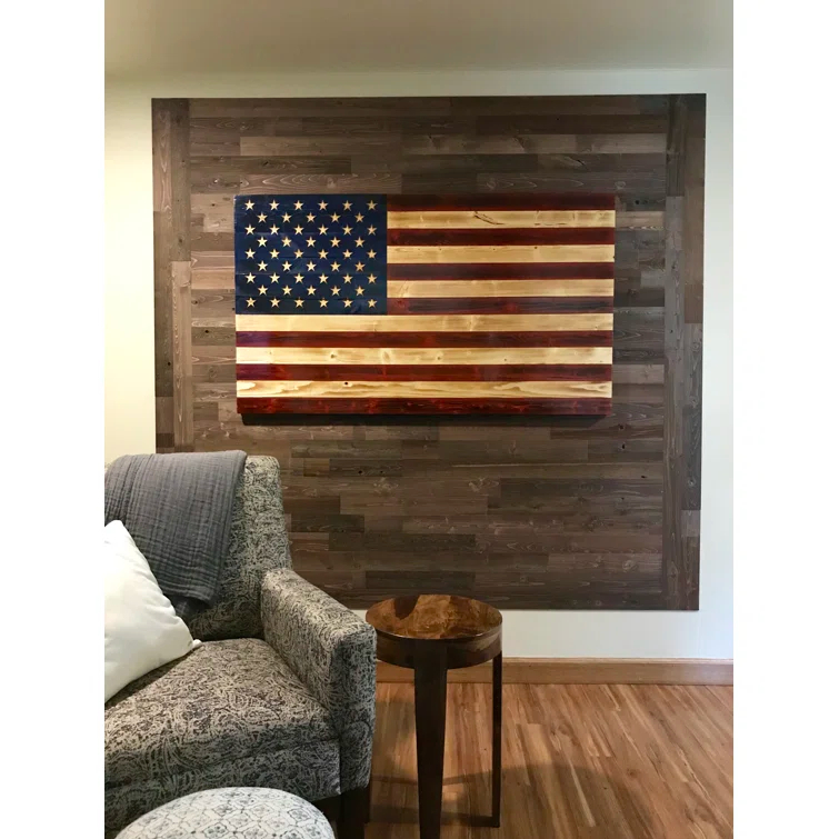 Timberchic River Reclaimed Wooden Wall planks - Simple Peel & Stick Wall Covering Application for DIY Accent Wall & Home Improvement - Modern, Premium Wall Paneling